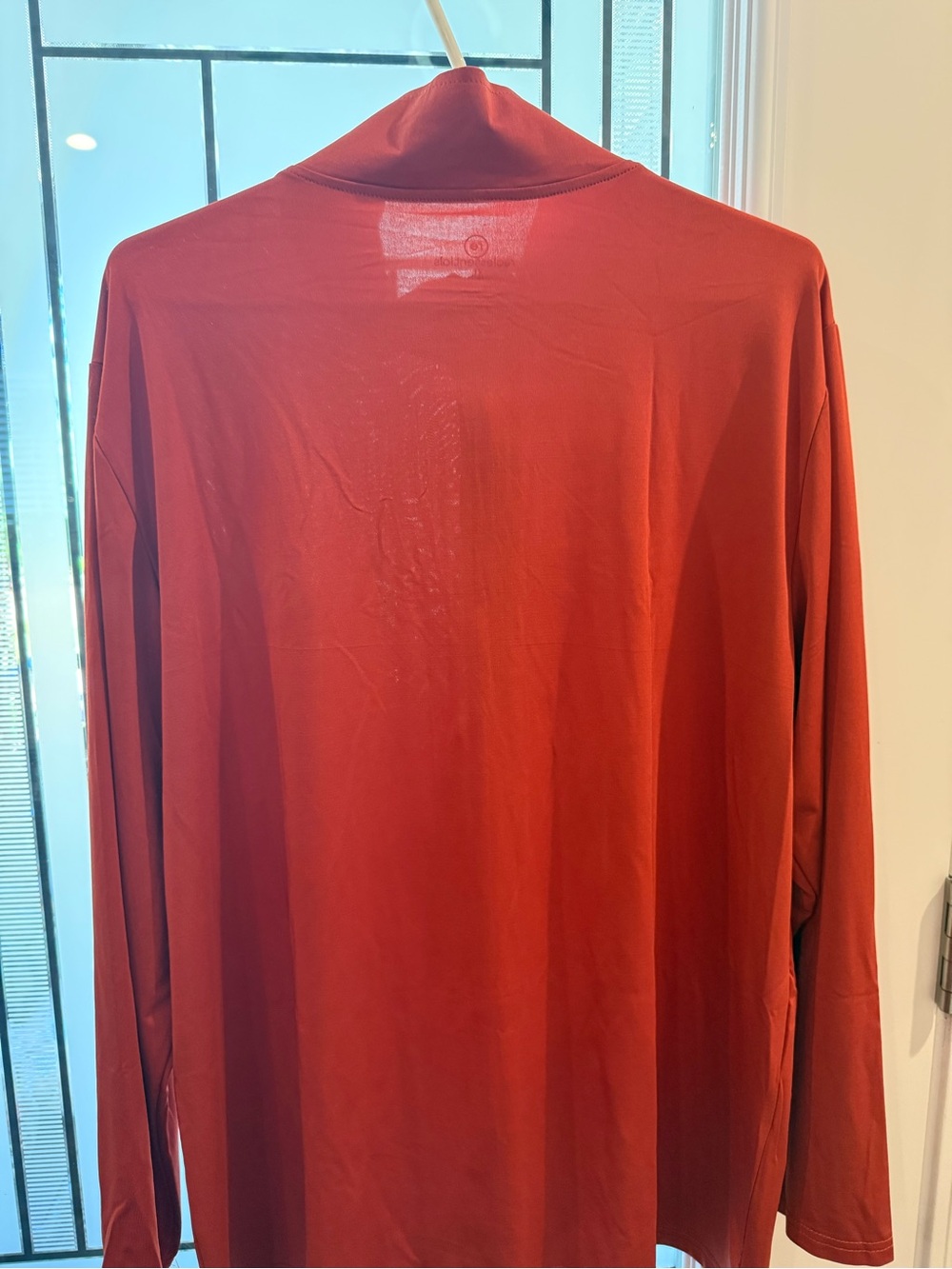 Essentials Rust Red Zip Jacket - Picture 6 of 6